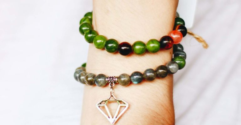 Bracelet pierre pour homme