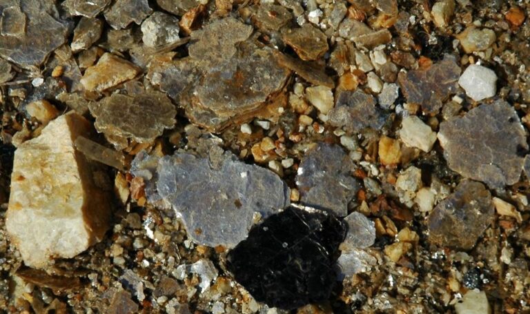 Feuillets de mica muscovite et biotite illustrant le clivage basal parfait